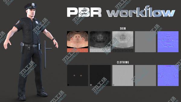 images/goods_img/20210312/3D model Police Officer Ultra PBR 2020 Rigged V2/4.jpg
